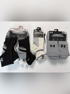 Under Armour 15 Pairs Men’s Socks NWT Size Large